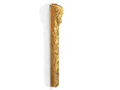 Classic carved decor ornament 407 3D model purchase