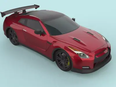 modern car design  3D model