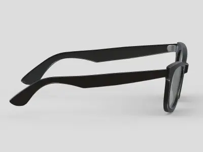 Original Wayfarer Classic Eyeglasses Low Poly PBR Realistic Low-poly 3D model