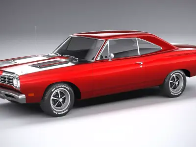 Plymouth Road Runner 1969 3D model
