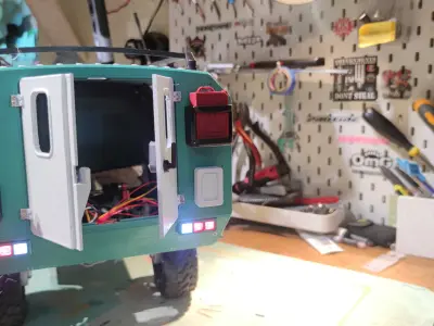 Crawler 4320 DC Expedition Cab - 1-10 RC body attachment 3D print model