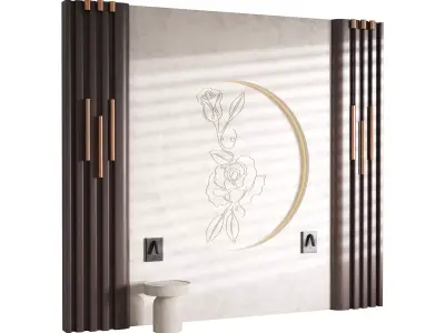 Decorative Wall panel  66 3D model