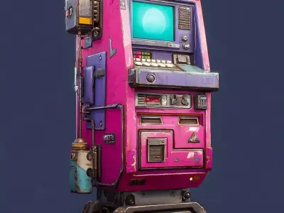 Free Sci-Fi Street Apparat  Free 3D model