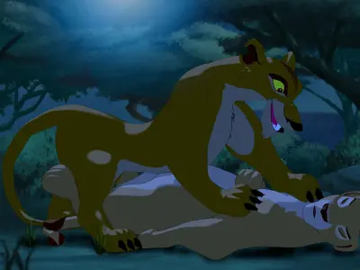 Zira Lion King Low-poly 3D model