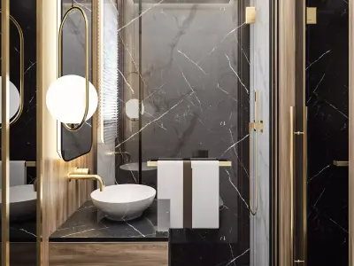 Luxury Bathroom  3D model