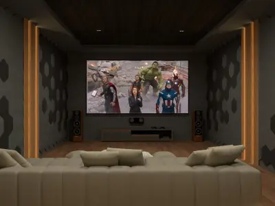 Home Theater 02 3D model