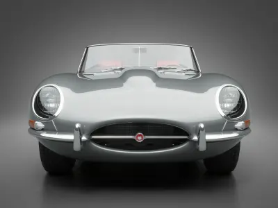 1964 Jaguar E-Type 4 2 Roadster 3D model