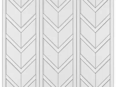 Wall Panel 3d model Low-poly 3D model 15