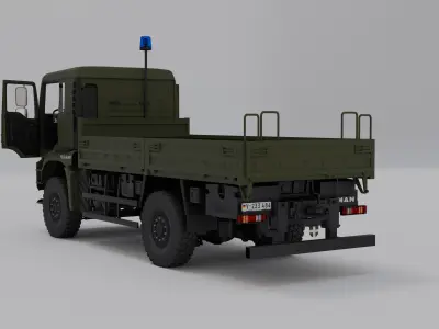 MAN TGA Bundeswehr Military Truck Pack 3D model