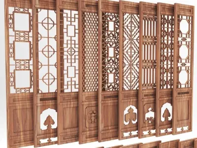 Wood Panel 3D model
