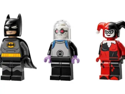 PixelBricks3D - LEGO Batman with the Batmobile  3D print model