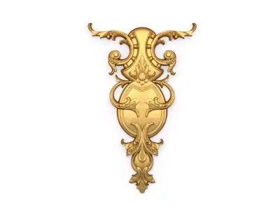 Classic decor ornament 157 3D model