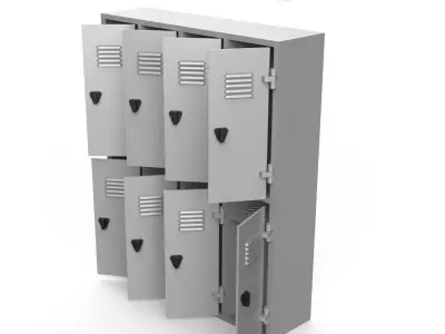 Locker 3D print model