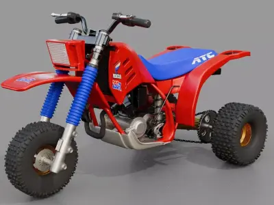 Honda ATC 250R 3D model