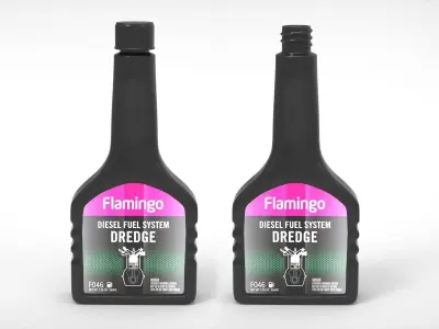 Diesel fuel Bottle 3D model