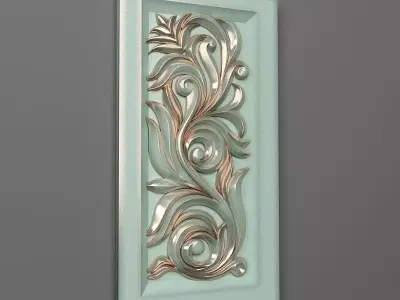 Panel-01 decorative wall panel 3D print model