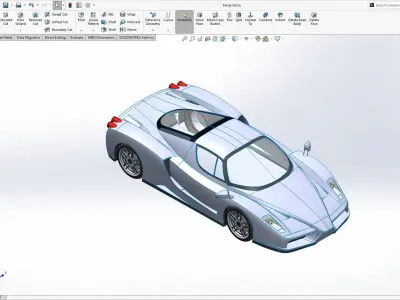 Ferrari Enzo Stl V2 Detailed 3D print model