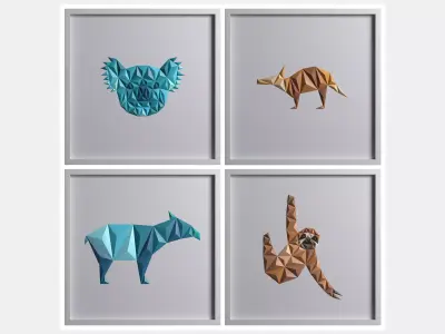 Paper ArtWork 24 3D model