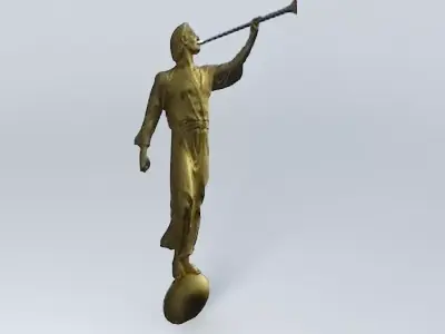 EIGHT MODEL (Moroni) ANGEL. Free 3D model