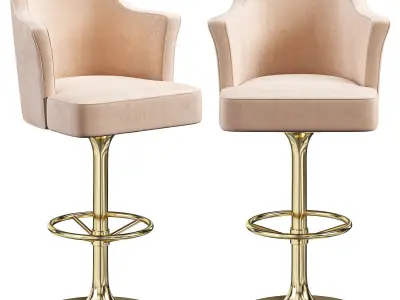 Beth bar chair 3D model