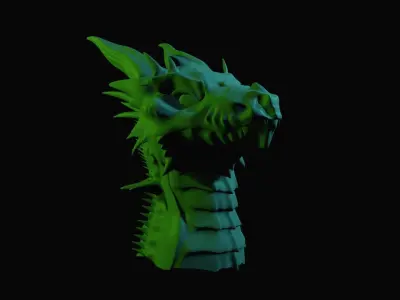 Dragon Head 3D model
