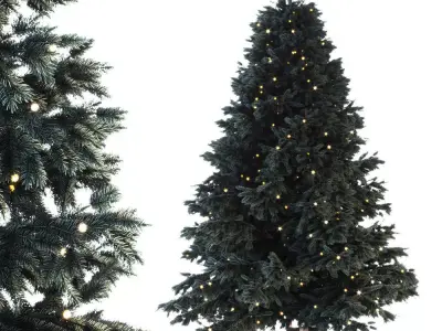 Christmas tree with gifts 3D model