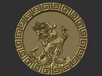 phoenix 3D print model