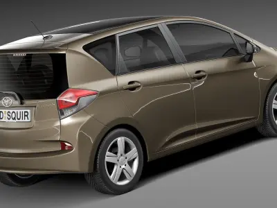 Toyota Verso S 2015 3D model