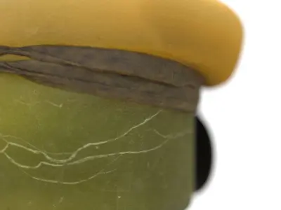 Candle ceramic vase 3D model