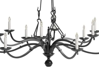 Araminta Chandelier 3D model