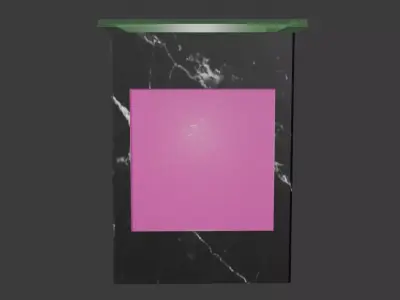 Black Marble Wax Warmer Free low-poly 3D model