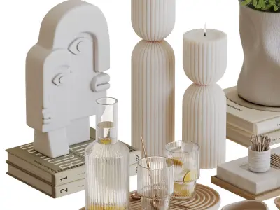 Decorative Set-01 3D model