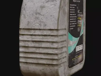 Car Oil Bottle Game Ready Model Low-poly 3D model