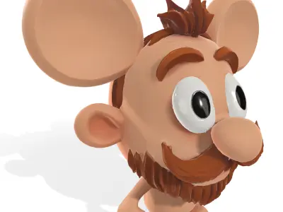 Whimsical Bearded Earthen Sprites 3D print model