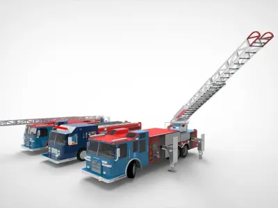 FIRE TRUCK 3D model