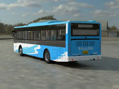 YUTONG Vseries buses 3D model