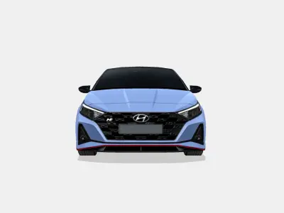 Hyundai i20 N 2021 Low-poly 3D model