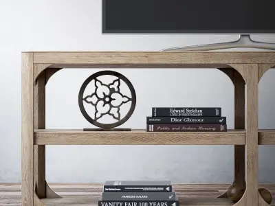 RH Martens 81in media console 3D model