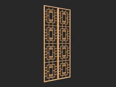 Decorative Door Element 3D model