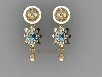 FASION EARING  3D model buy