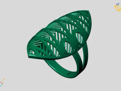 Women Ring STL Womens Ring 3d models 3D print model 3D print model purchase