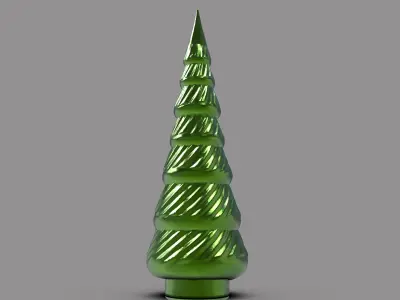 Christmas Tree Lamp 3D print model