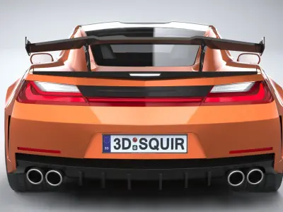 Generic c7 sport car 3D model