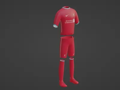 Liverpool Sportwear Low-poly 3D model