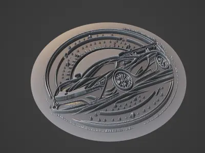 Car Medallion 3D print model