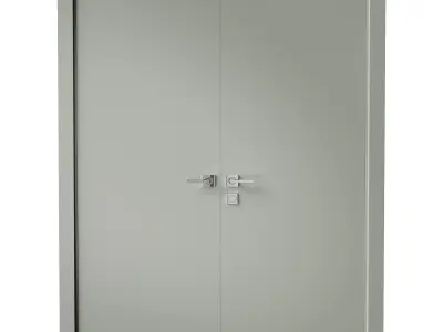 Optima Shambor Double doors Belldinni Modern Interior Door 2 3D model
