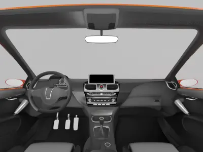 Coupe Series  Low-poly 3D model