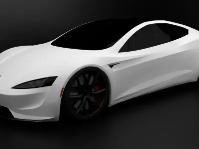 2020 Tesla Roadster 3D print model