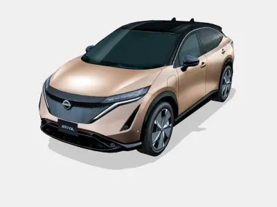 Nissan Ariya 2021 Low-poly 3D model
