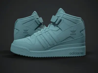 adidas Forum sneaker-3d printable 3D print model